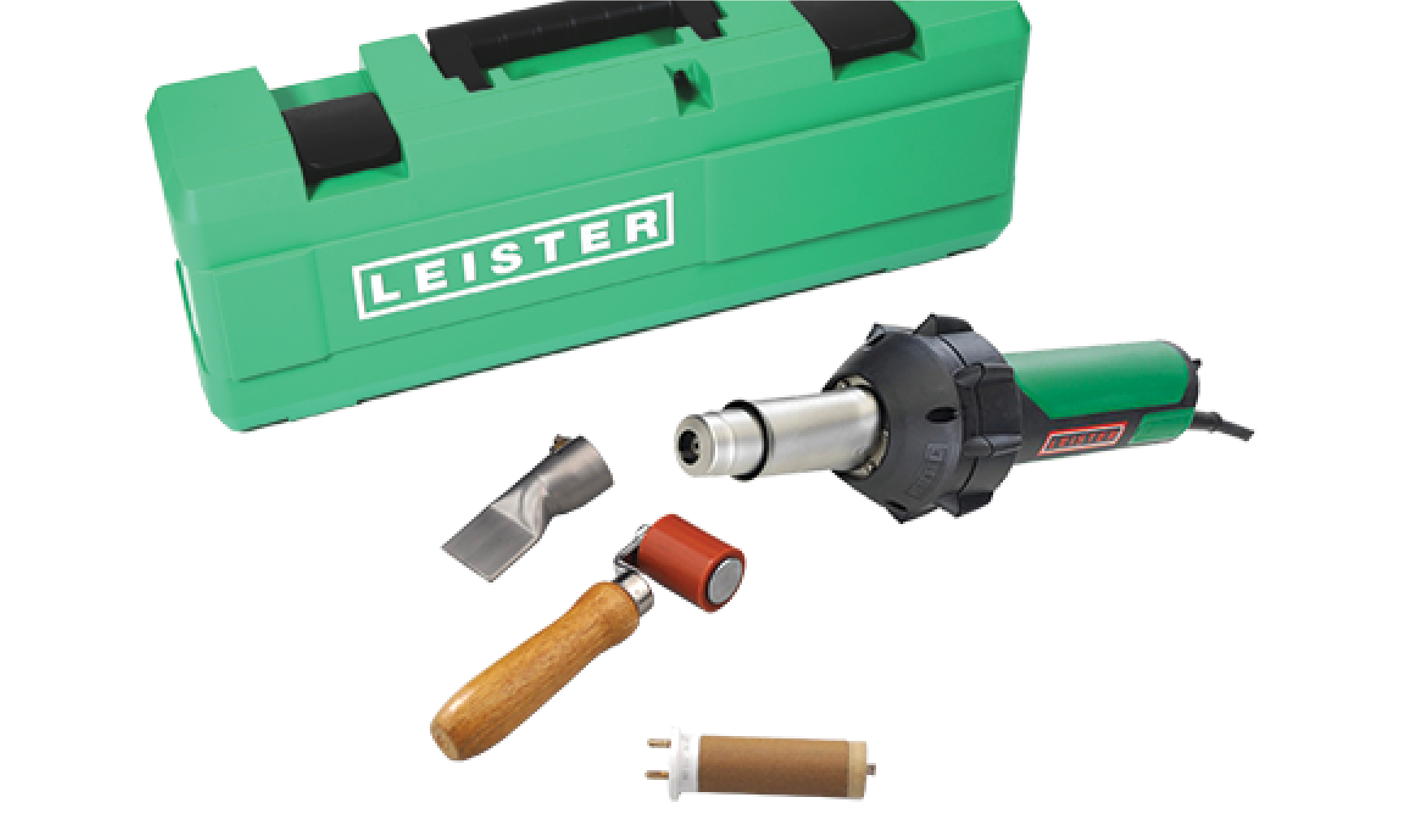 Leister Heat Gun with nozzle and case