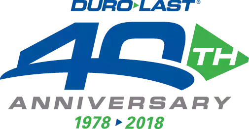 Duro-Last 40th Anniversary logo