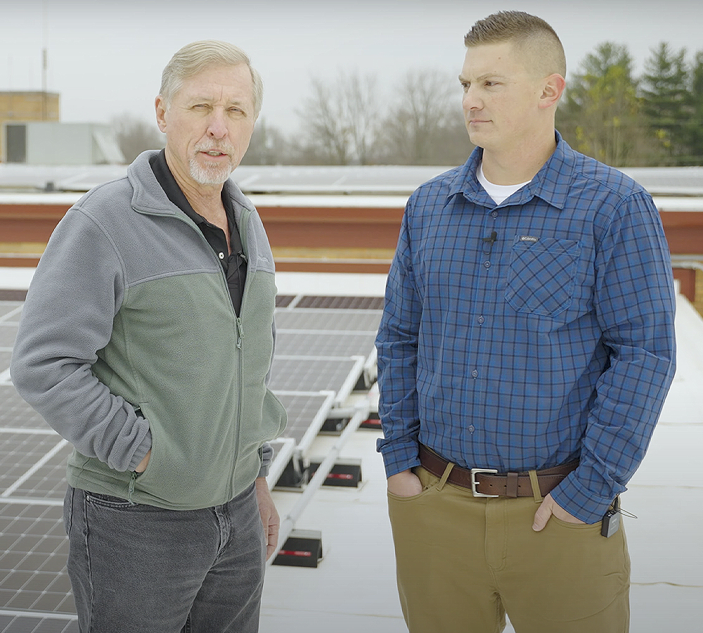 Royalty Roofing team members talk about installing commercial roofing from Duro-Last